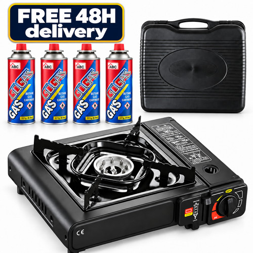 Portable camping gas - gas, stove