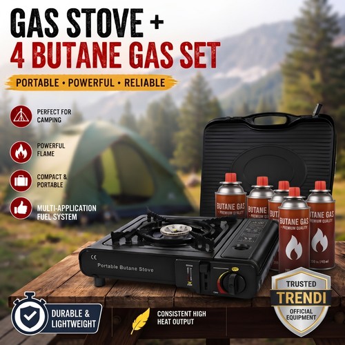 Portable camping gas stove - gas,