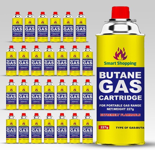 Butane gas bottles - butane, canisters