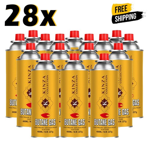 28x butane gas bottles - 28x,