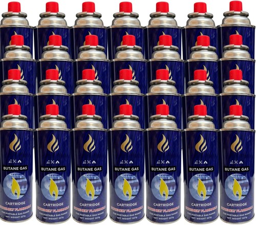 28x butane gas bottles - butane,