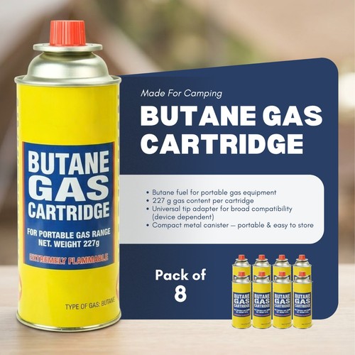Butane gas bottles - 8,