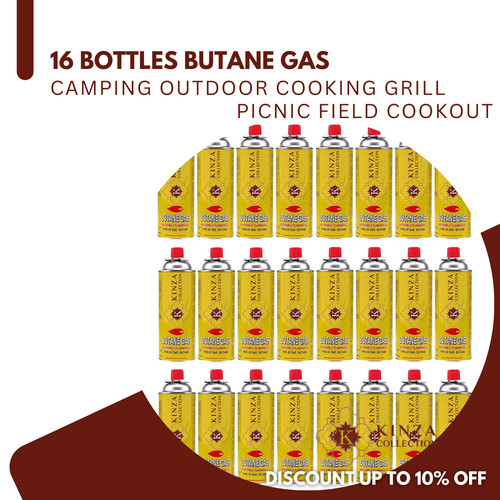 16x butane gas bottles - butane,