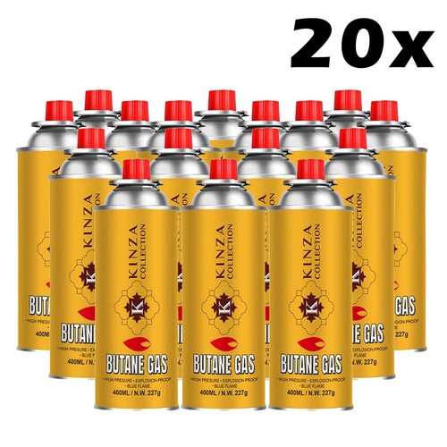 20x butane gas bottles - 20x,
