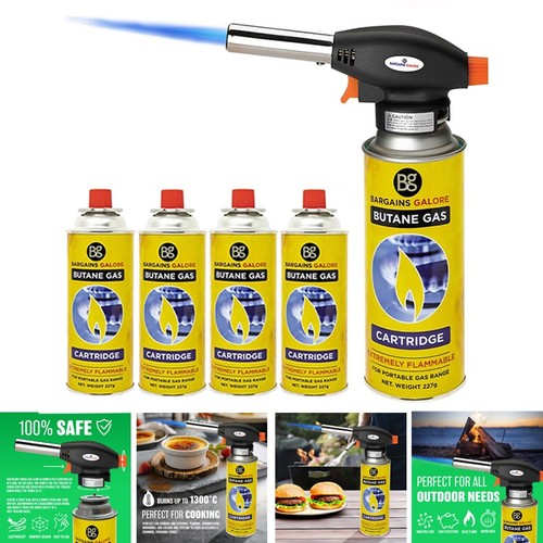 Blowtorch with butane - 4,