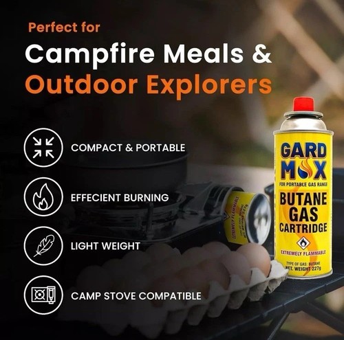 32x new butane gas canisters - gas,