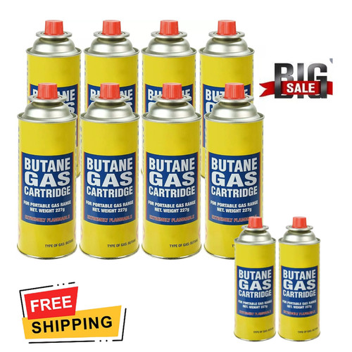 Butane gas bottles - gas, canisters